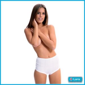 3226 LARA BRAGA SEÑORA CLASICA LISA VIVOS ALGODON